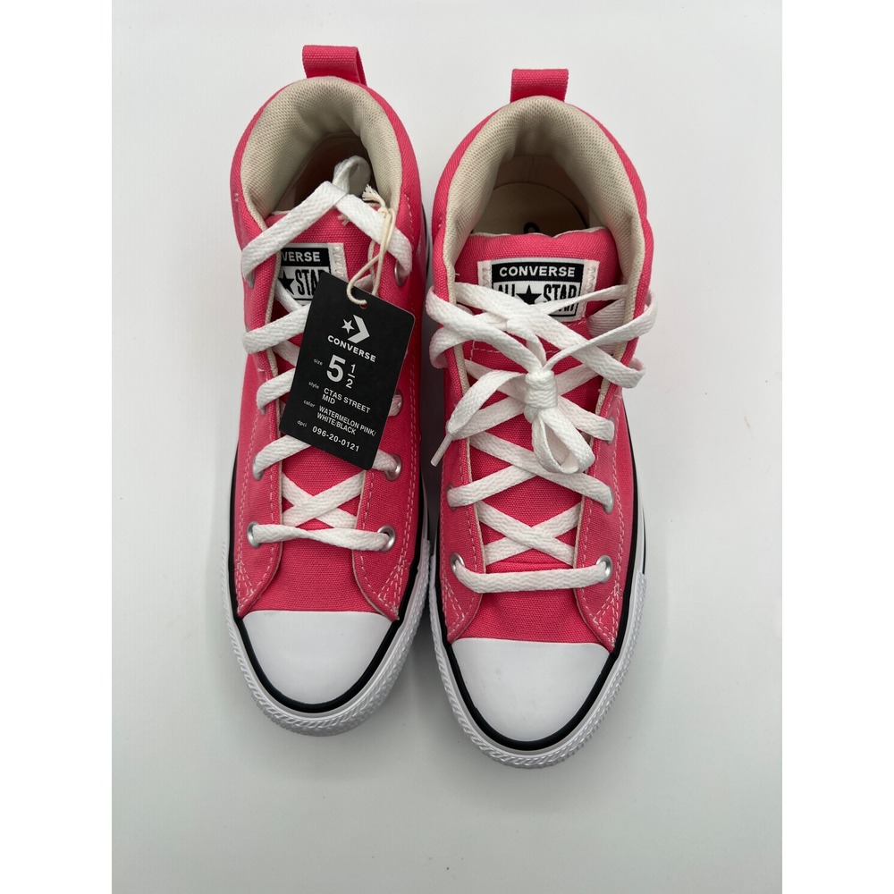 Converse Chuck Taylor All Star Street Mid Watermelon Pink Sneakers A17174F